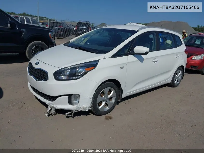 2016 Kia Rondo VIN: KNAHT8A32G7165466 Lot: 12073249