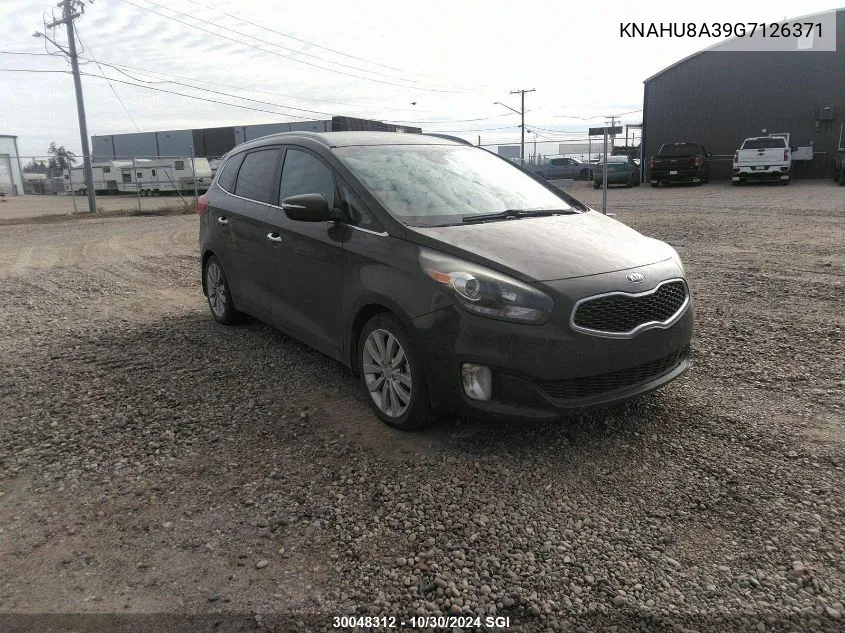 2016 Kia Rondo VIN: KNAHU8A39G7126371 Lot: 30048312