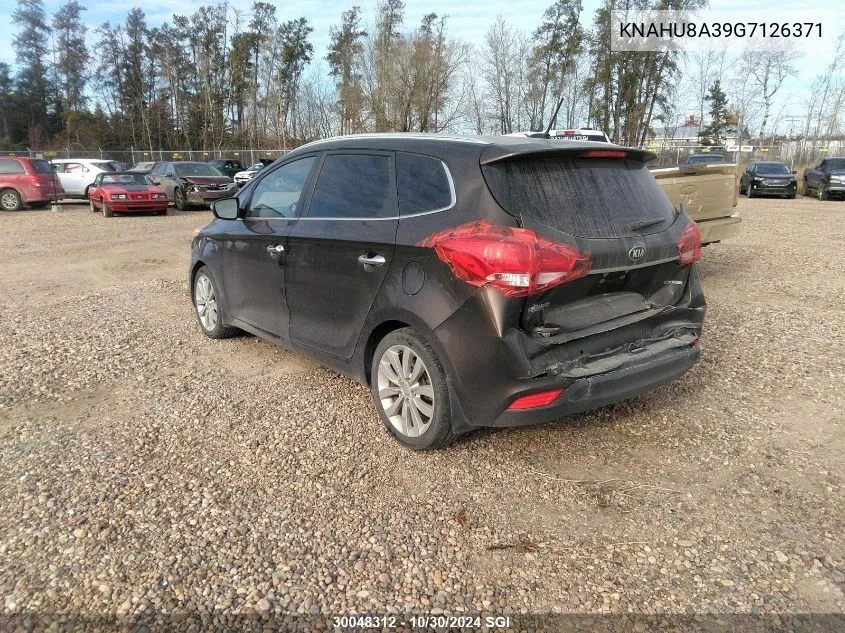 2016 Kia Rondo VIN: KNAHU8A39G7126371 Lot: 30048312