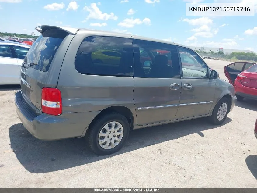 2005 Kia Sedona Ex/Lx VIN: KNDUP132156719746 Lot: 40576636