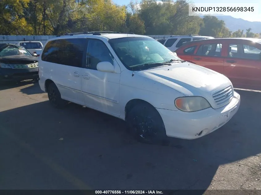 2005 Kia Sedona Ex/Lx VIN: KNDUP132856698345 Lot: 40776556