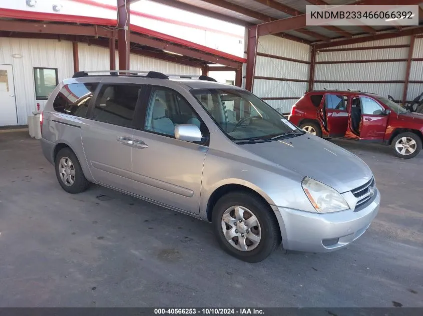 2006 Kia Sedona Ex/Lx VIN: KNDMB233466066392 Lot: 40566253