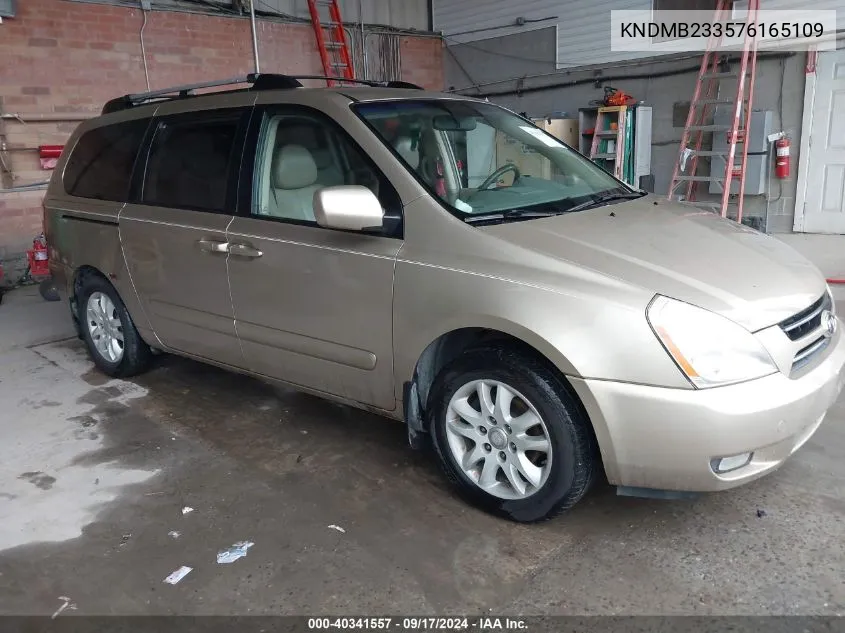 KNDMB233576165109 2007 Kia Sedona Ex/Lx