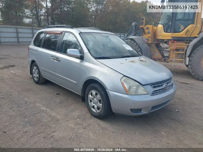 2008 Kia Sedona VIN: KNDMB133586197425 Lot: 40708930