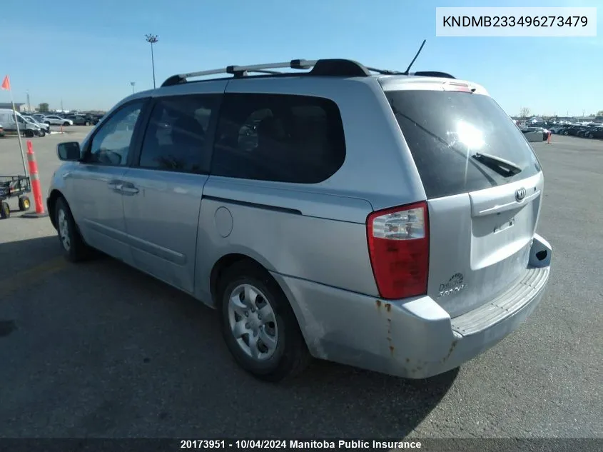 KNDMB233496273479 2009 Kia Sedona Lx