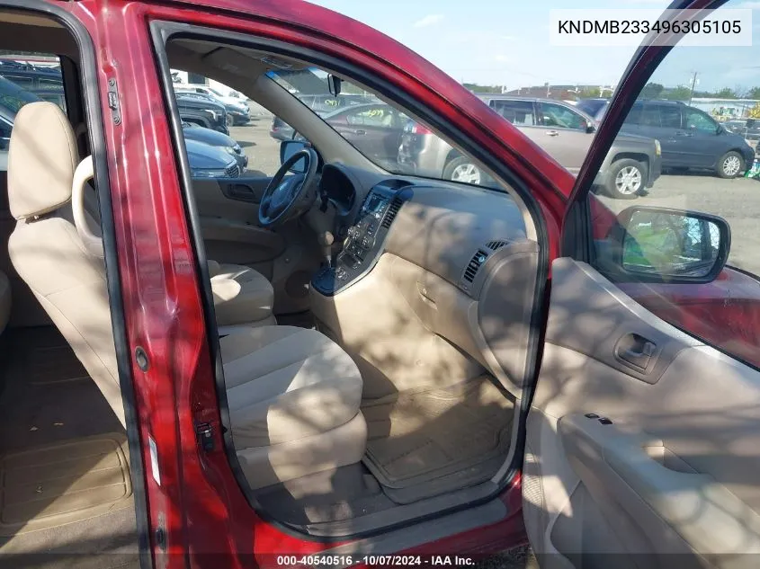 KNDMB233496305105 2009 Kia Sedona Lx