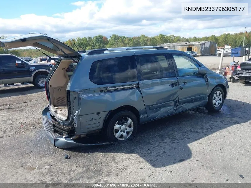 KNDMB233796305177 2009 Kia Sedona Lx