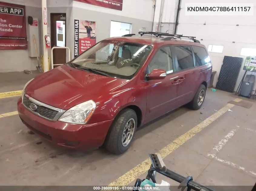 KNDMG4C78B6411157 2011 Kia Sedona Lx