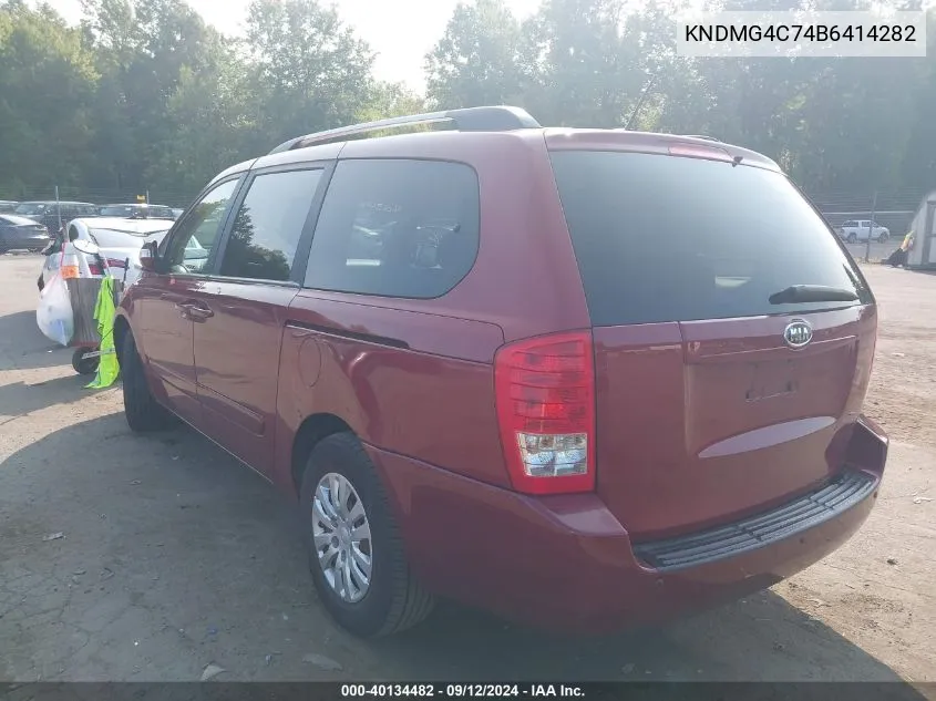 KNDMG4C74B6414282 2011 Kia Sedona Lx