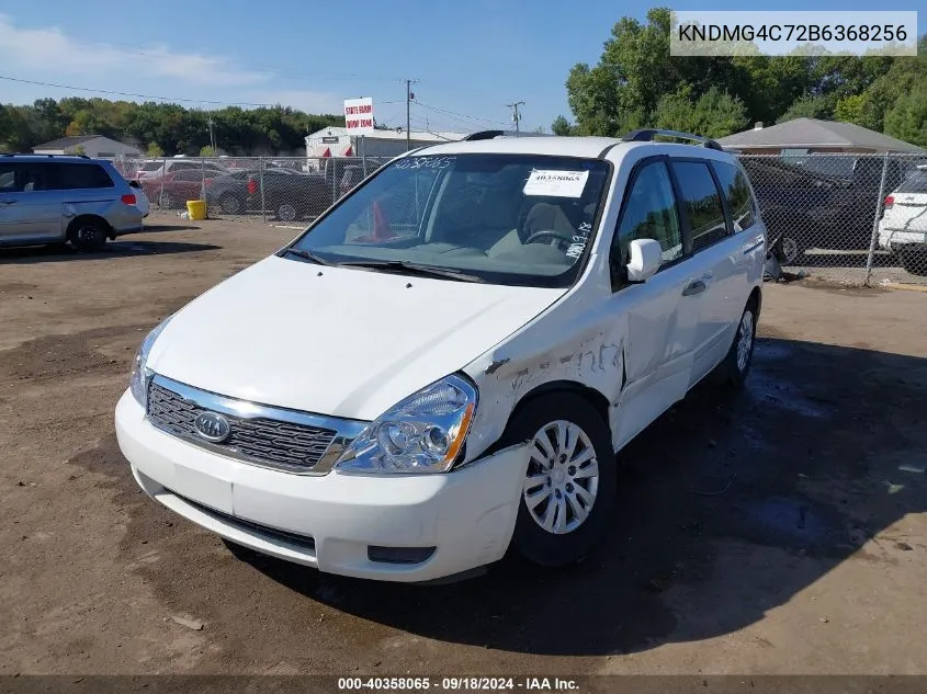 2011 Kia Sedona Lx VIN: KNDMG4C72B6368256 Lot: 40358065