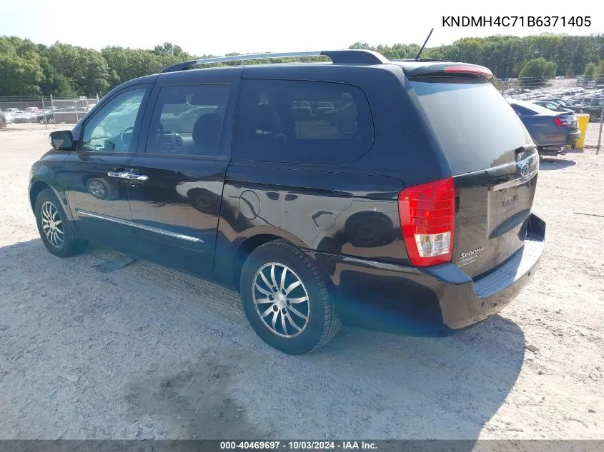 2011 Kia Sedona Ex VIN: KNDMH4C71B6371405 Lot: 40469697