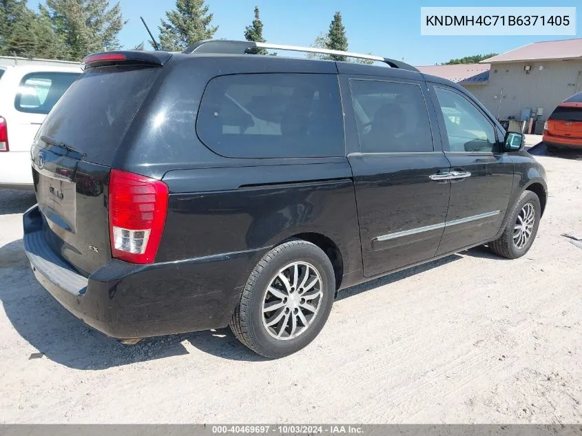 2011 Kia Sedona Ex VIN: KNDMH4C71B6371405 Lot: 40469697