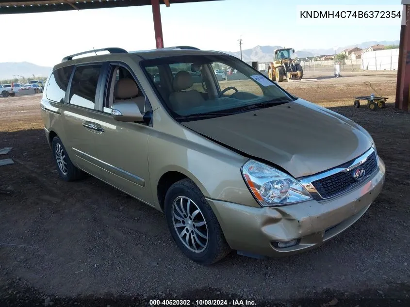 2011 Kia Sedona Ex VIN: KNDMH4C74B6372354 Lot: 40520302