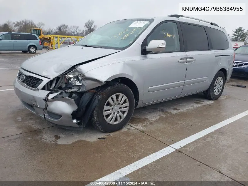 KNDMG4C79B6384955 2011 Kia Sedona Lx