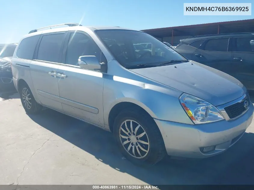 KNDMH4C76B6369925 2011 Kia Sedona Ex