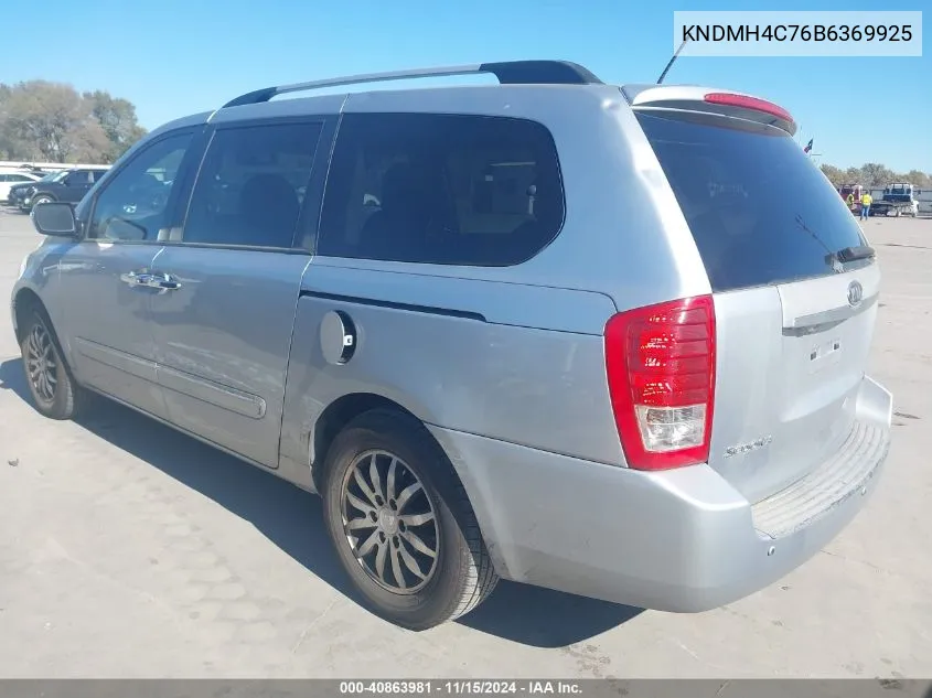 KNDMH4C76B6369925 2011 Kia Sedona Ex