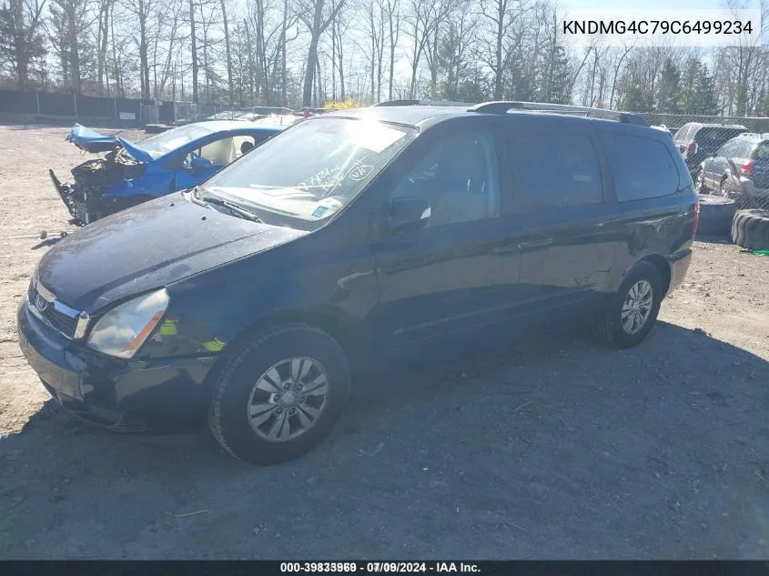 2012 Kia Sedona Lx VIN: KNDMG4C79C6499234 Lot: 39833969