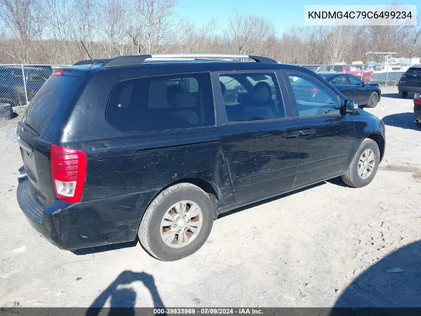 2012 Kia Sedona Lx VIN: KNDMG4C79C6499234 Lot: 39833969