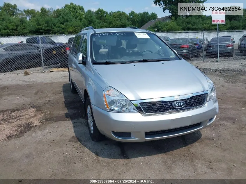 KNDMG4C73C6432564 2012 Kia Sedona Lx