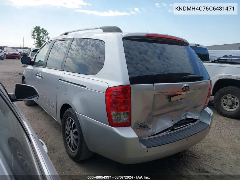 2012 Kia Sedona Ex VIN: KNDMH4C76C6431471 Lot: 40054997