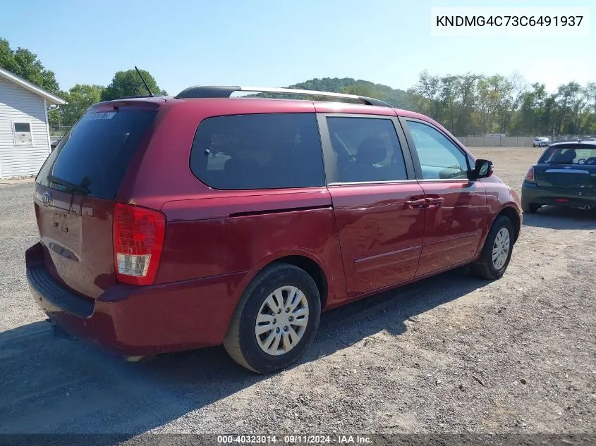 KNDMG4C73C6491937 2012 Kia Sedona Lx