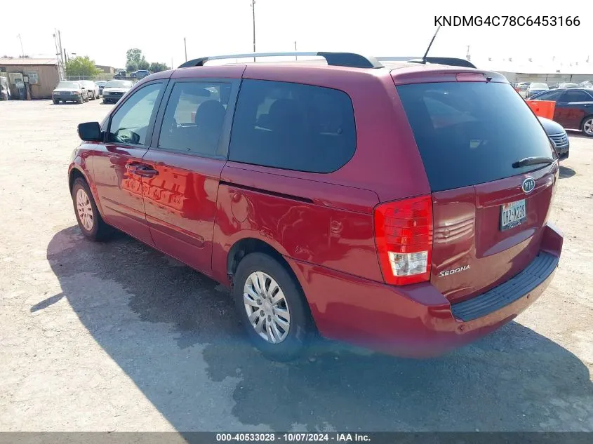 2012 Kia Sedona Lx VIN: KNDMG4C78C6453166 Lot: 40533028