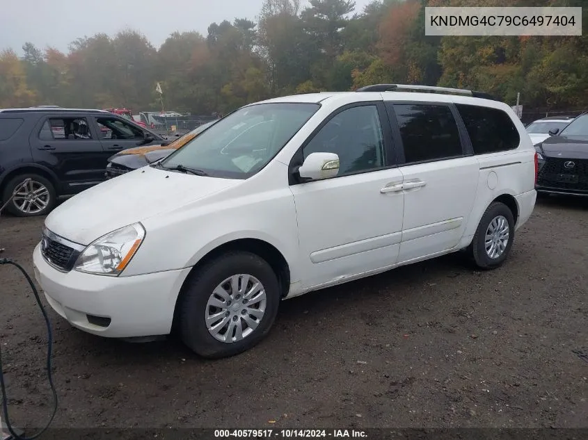 2012 Kia Sedona Lx VIN: KNDMG4C79C6497404 Lot: 40579517