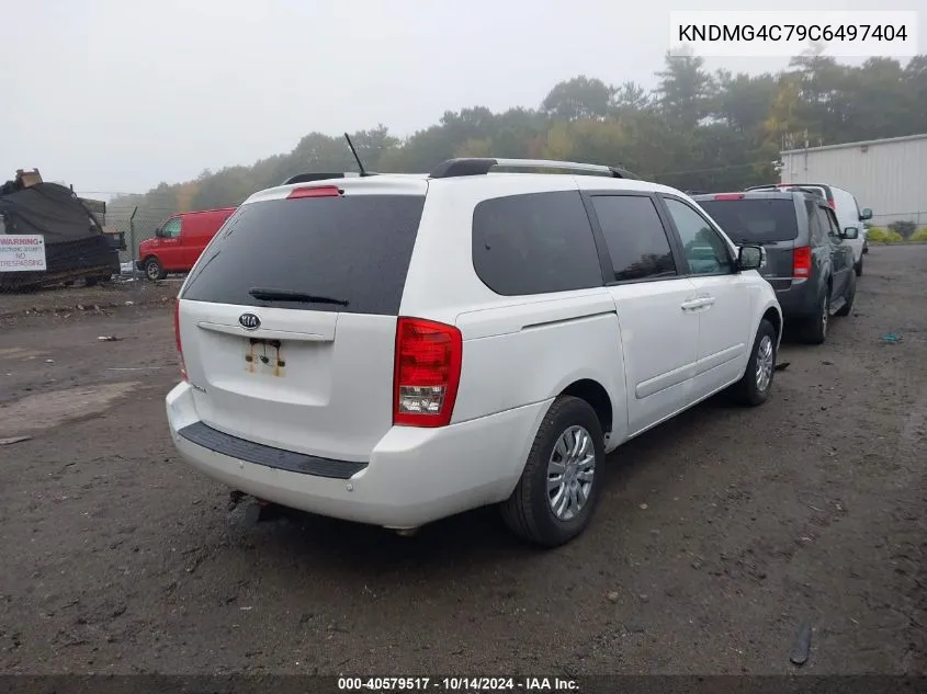 2012 Kia Sedona Lx VIN: KNDMG4C79C6497404 Lot: 40579517