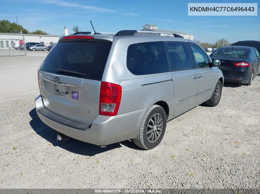 2012 Kia Sedona Ex VIN: KNDMH4C77C6496443 Lot: 40641179