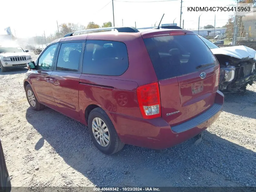 2012 Kia Sedona Lx VIN: KNDMG4C79C6415963 Lot: 40669342