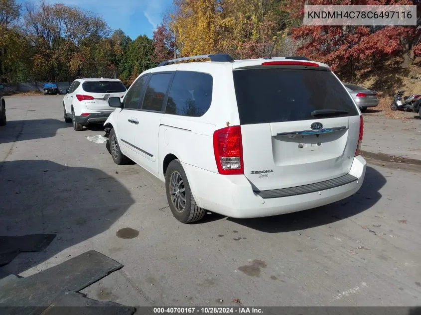 2012 Kia Sedona Ex VIN: KNDMH4C78C6497116 Lot: 40700167