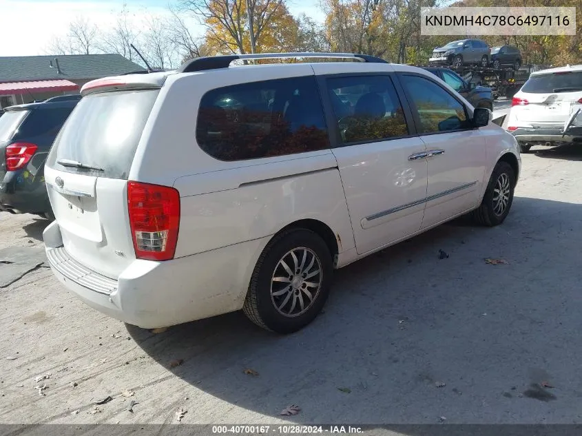 2012 Kia Sedona Ex VIN: KNDMH4C78C6497116 Lot: 40700167