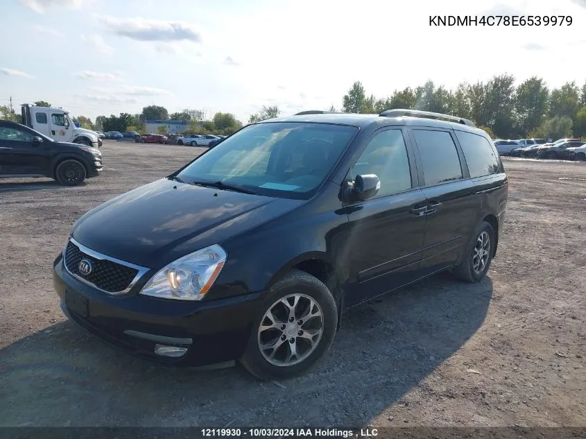 2014 Kia Sedona VIN: KNDMH4C78E6539979 Lot: 12119930