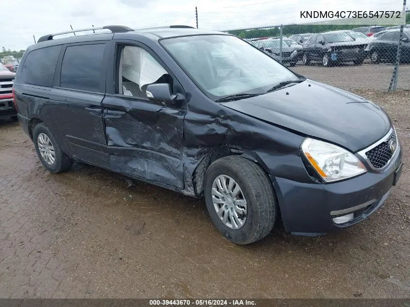 KNDMG4C73E6547572 2014 Kia Sedona Lx