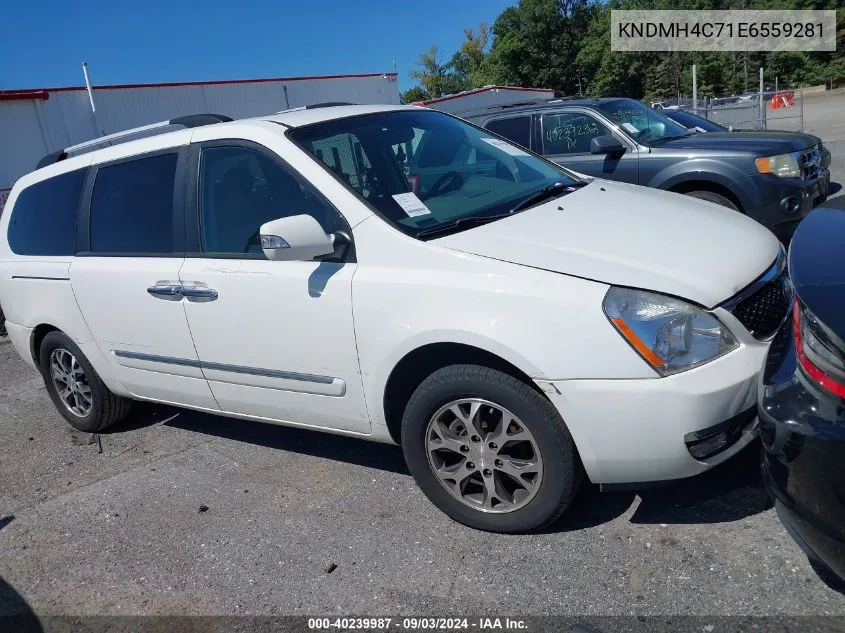 KNDMH4C71E6559281 2014 Kia Sedona Ex