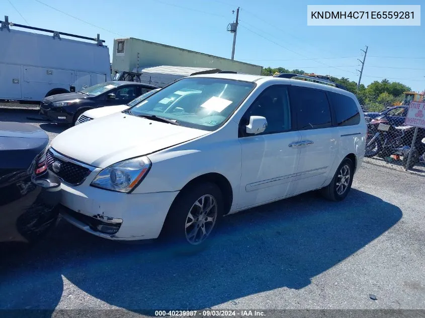 KNDMH4C71E6559281 2014 Kia Sedona Ex