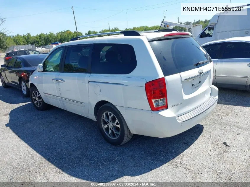 KNDMH4C71E6559281 2014 Kia Sedona Ex