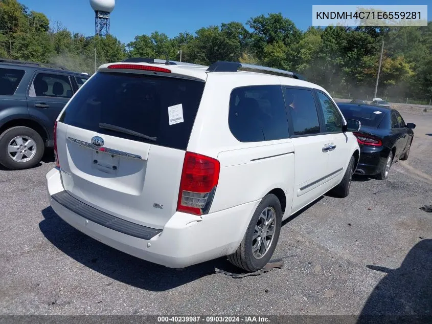 KNDMH4C71E6559281 2014 Kia Sedona Ex