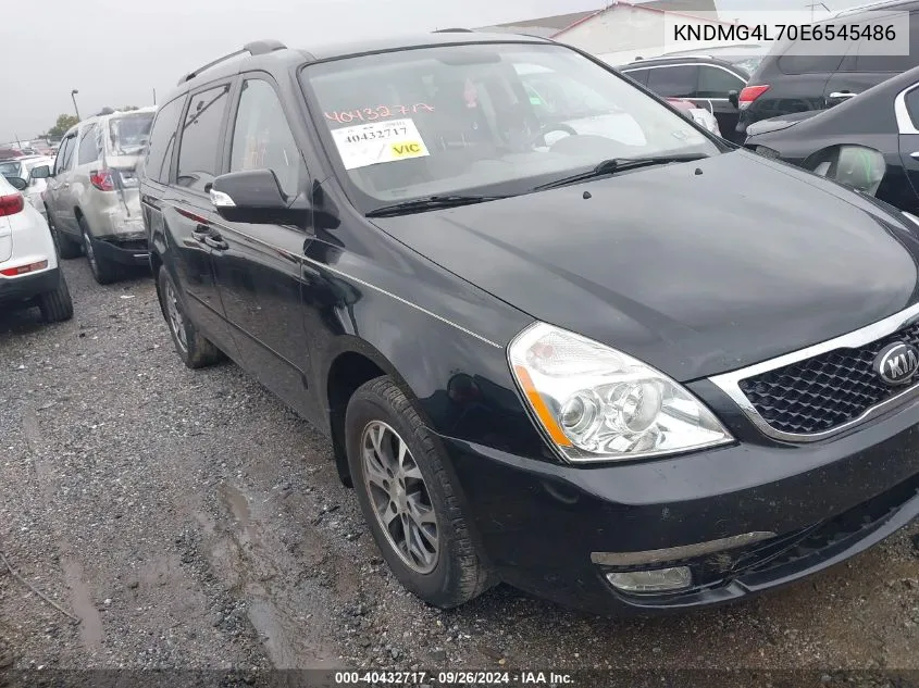 2014 Kia Sedona Lx VIN: KNDMG4L70E6545486 Lot: 40432717