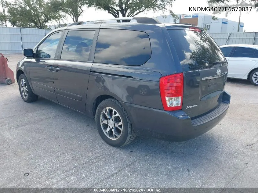 2014 Kia Sedona Lx VIN: KNDMG4C77E6570837 Lot: 40636012