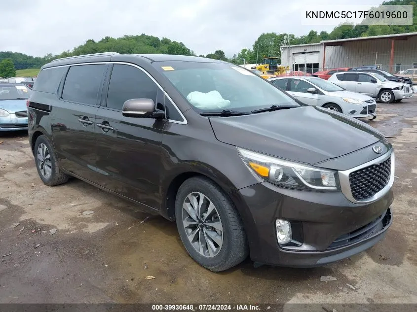 2015 Kia Sedona Sx VIN: KNDMC5C17F6019600 Lot: 39930648