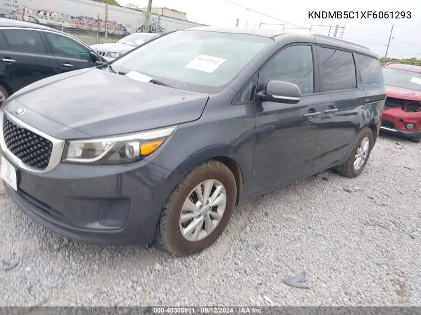 2015 Kia Sedona Lx VIN: KNDMB5C1XF6061293 Lot: 40305911