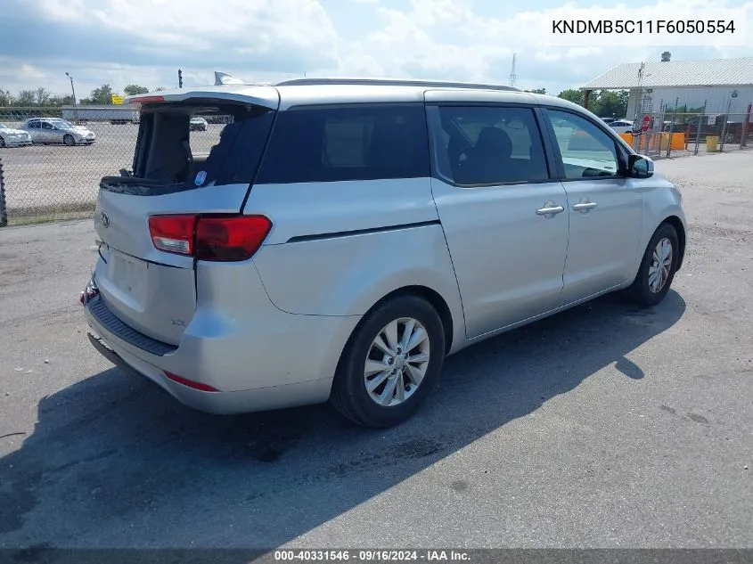 2015 Kia Sedona Lx VIN: KNDMB5C11F6050554 Lot: 40331546