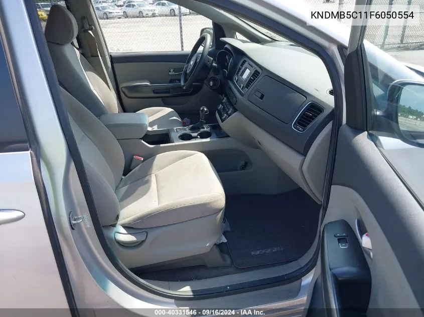 KNDMB5C11F6050554 2015 Kia Sedona Lx