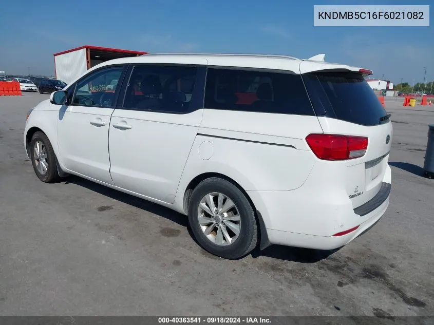 2015 Kia Sedona Lx VIN: KNDMB5C16F6021082 Lot: 40363541