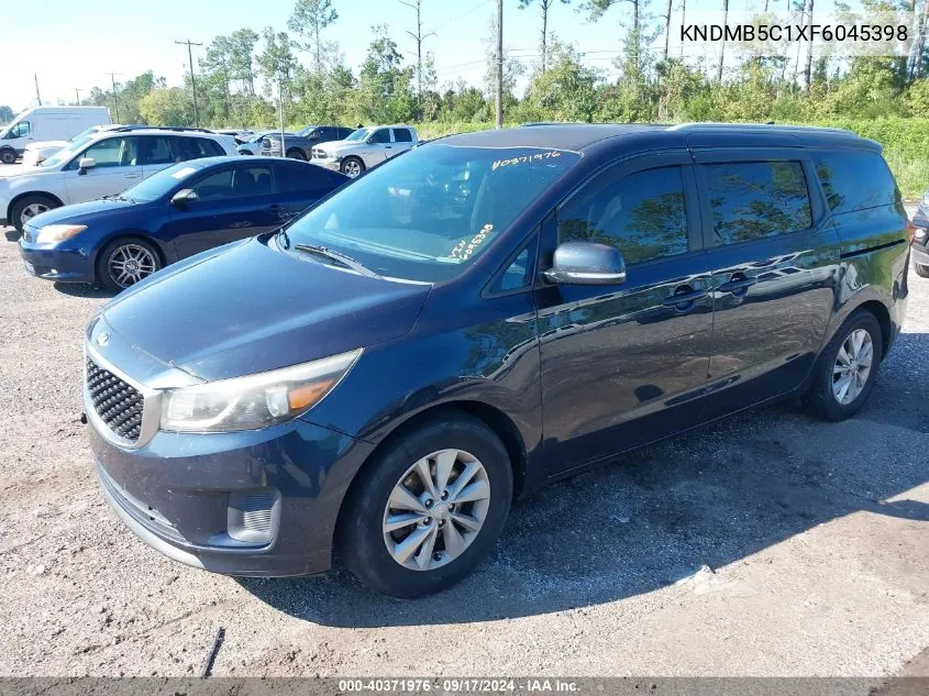 KNDMB5C1XF6045398 2015 Kia Sedona Lx