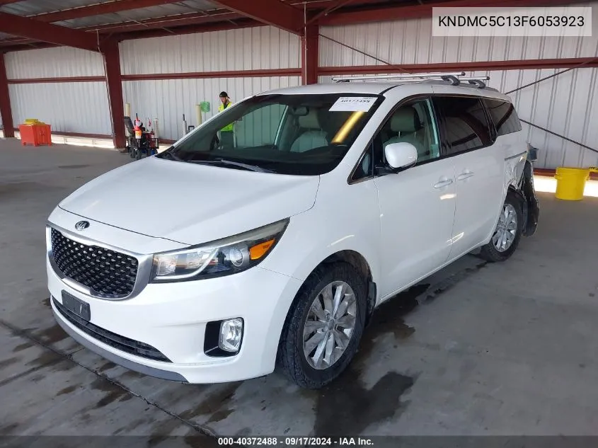 2015 Kia Sedona Ex VIN: KNDMC5C13F6053923 Lot: 40372488