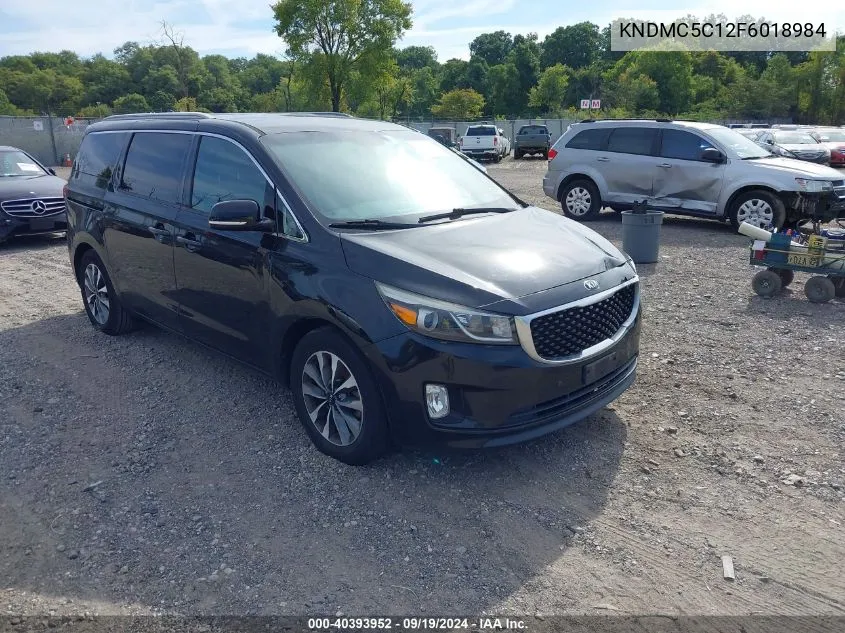 2015 Kia Sedona Sx VIN: KNDMC5C12F6018984 Lot: 40393952