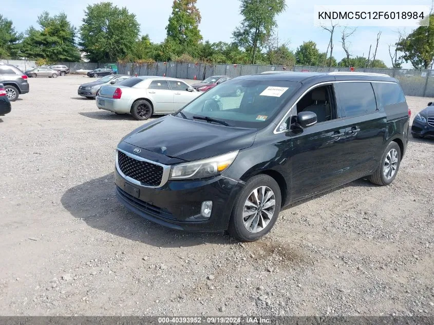 KNDMC5C12F6018984 2015 Kia Sedona Sx