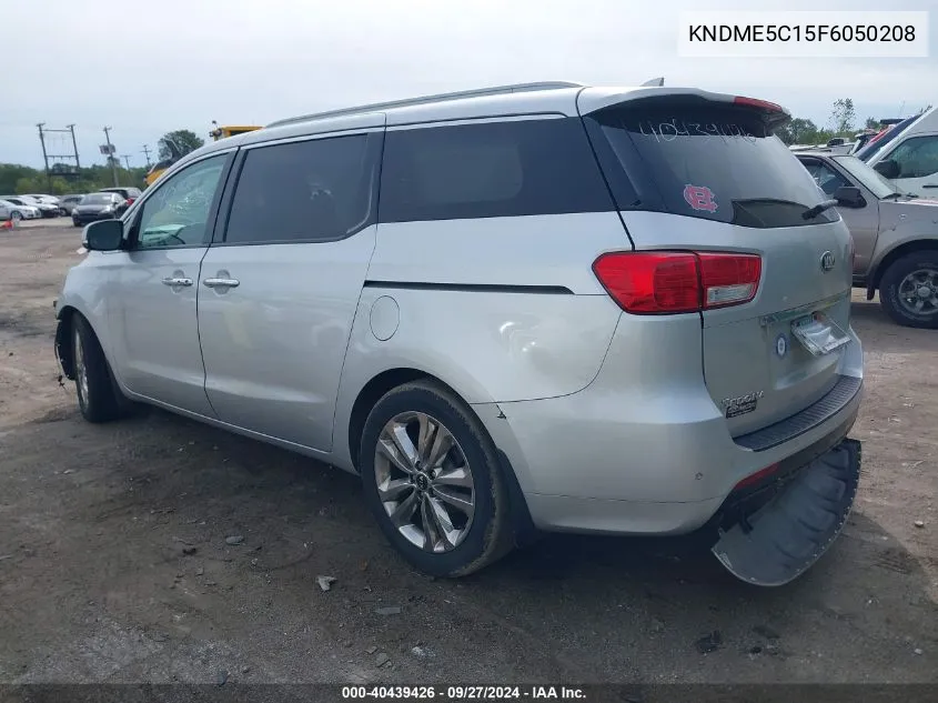 2015 Kia Sedona Sx Luxury VIN: KNDME5C15F6050208 Lot: 40439426